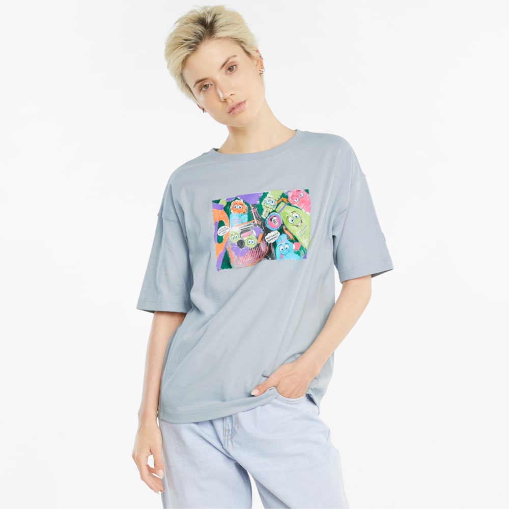 фото Футболка downtown graphic women's tee puma