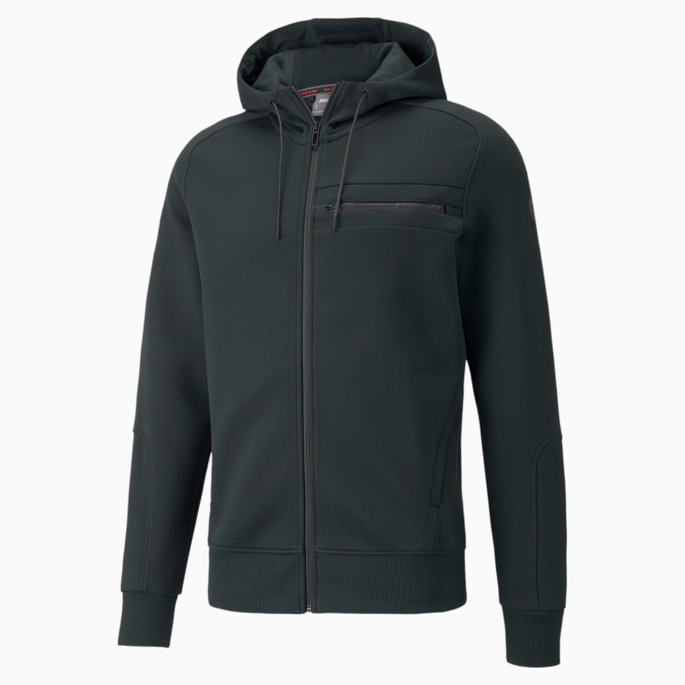 Зображення Puma Толстовка Scuderia Ferrari Style Hooded Men's Sweat Jacket #1: Midnight Green