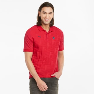 Изображение Puma Поло Scuderia Ferrari Style Jacquard Men's Polo Shirt