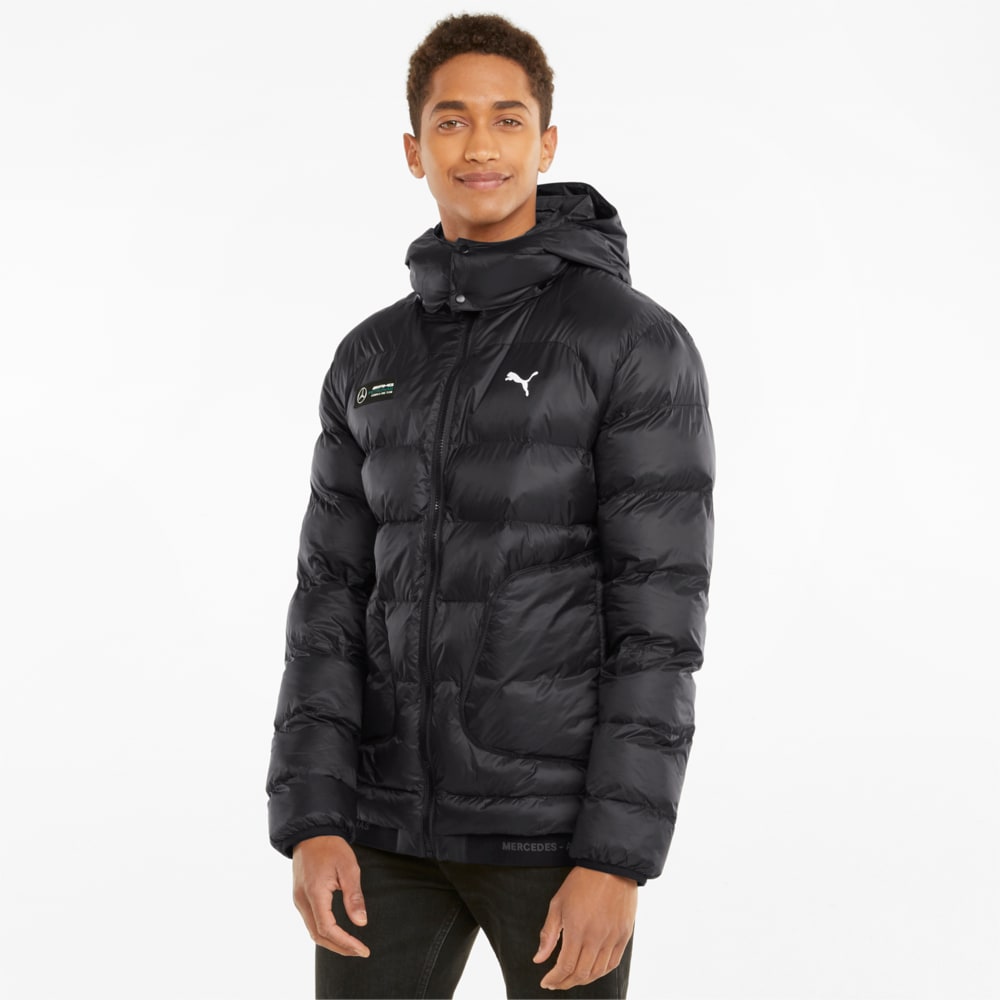 Изображение Puma Куртка Mercedes F1 Ready to React EcoLite Men's Jacket #1: Puma Black