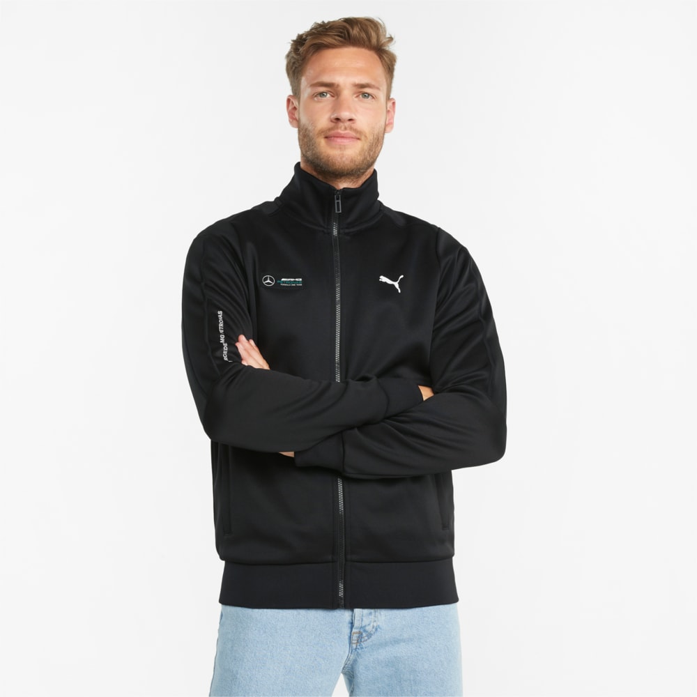 Зображення Puma Олімпійка Mercedes F1 T7 Men's Track Jacket #1: Puma Black