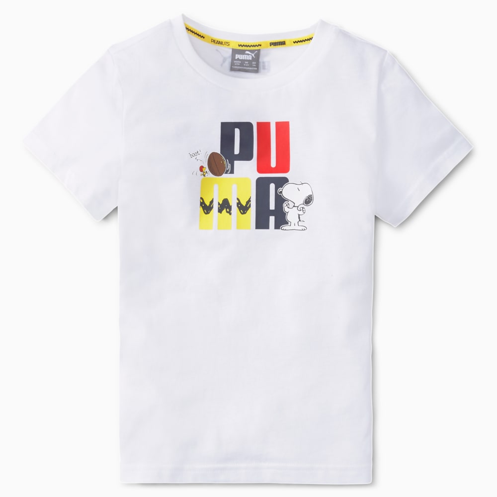 фото Детская футболка puma x peanuts kids' tee
