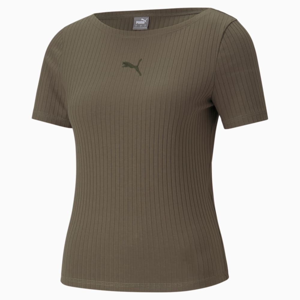 фото Футболка her ribbed slim women's tee puma
