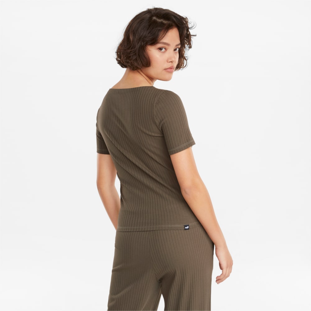 фото Футболка her ribbed slim women's tee puma