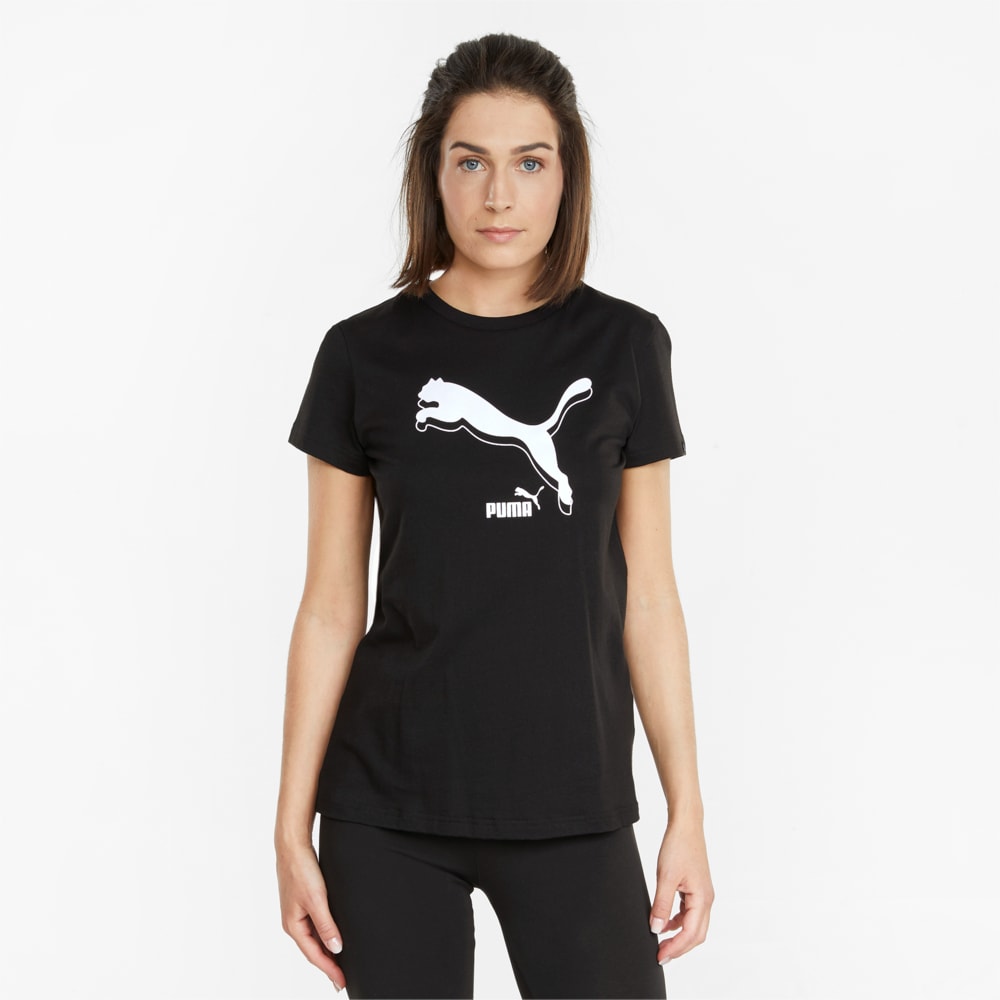 Зображення Puma Футболка Power Logo Women's Tee #1: Puma Black