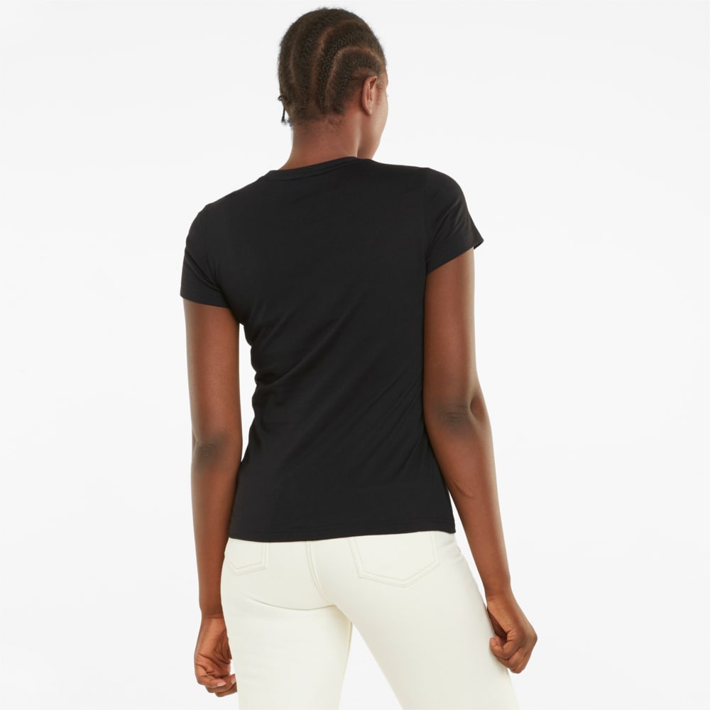 

PUMA - female - Футболка Power Logo Women' Tee – Puma Black-Puma White –, Черный