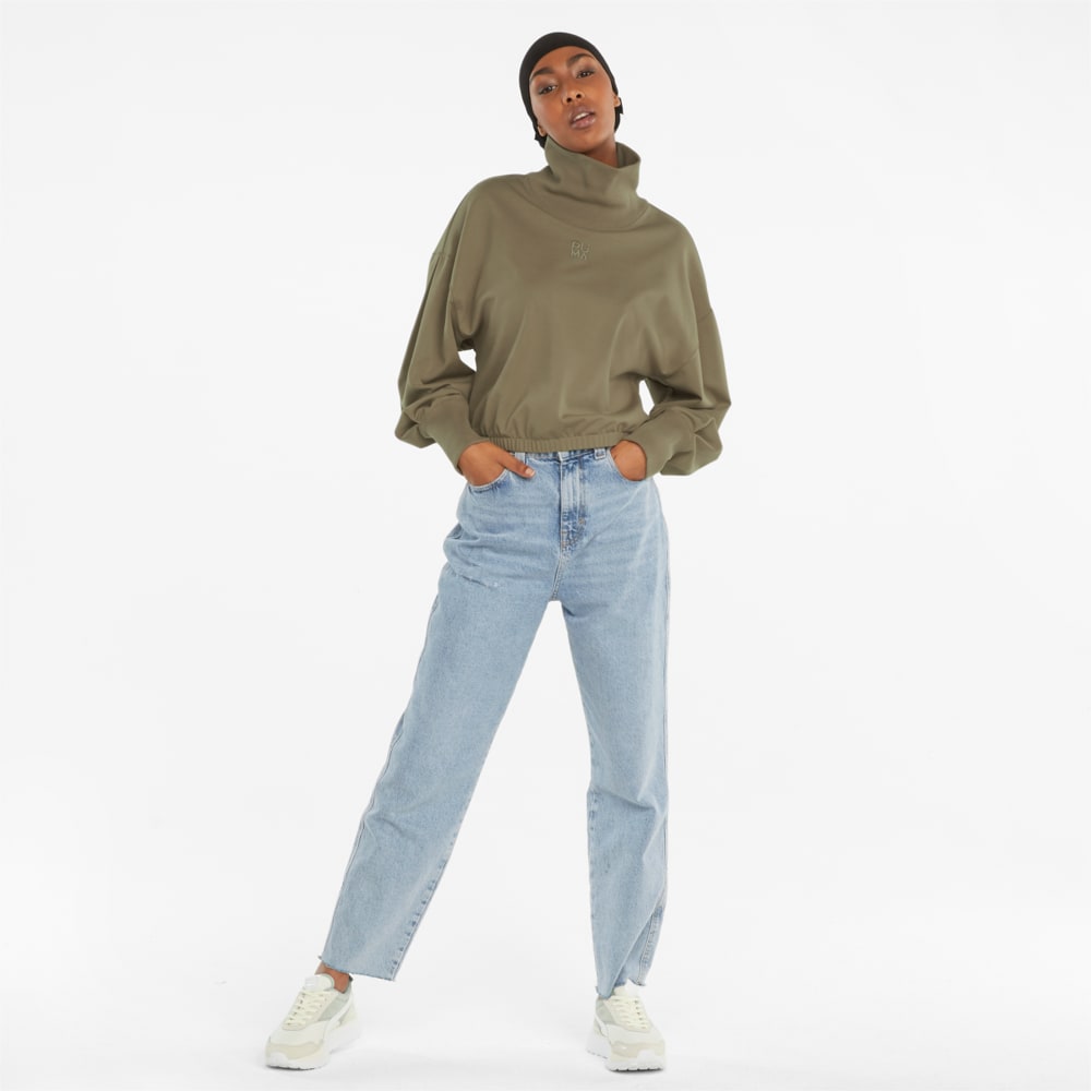 

PUMA - female - Толстовка Infuse High-Neck Women's Sweater – Covert Green –, Зеленый
