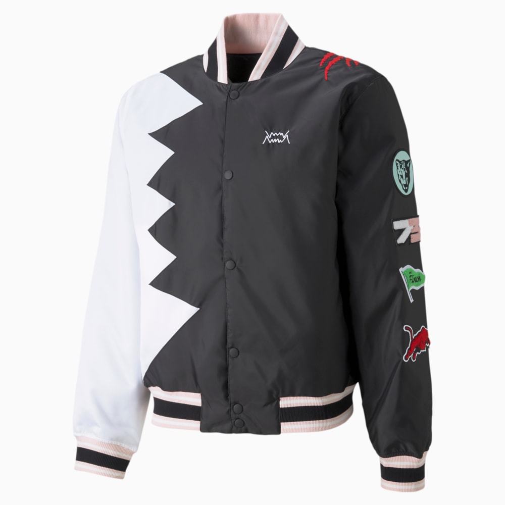 Зображення Puma Бомбер Official Visit Men's Basketball Jacket #1: Puma Black