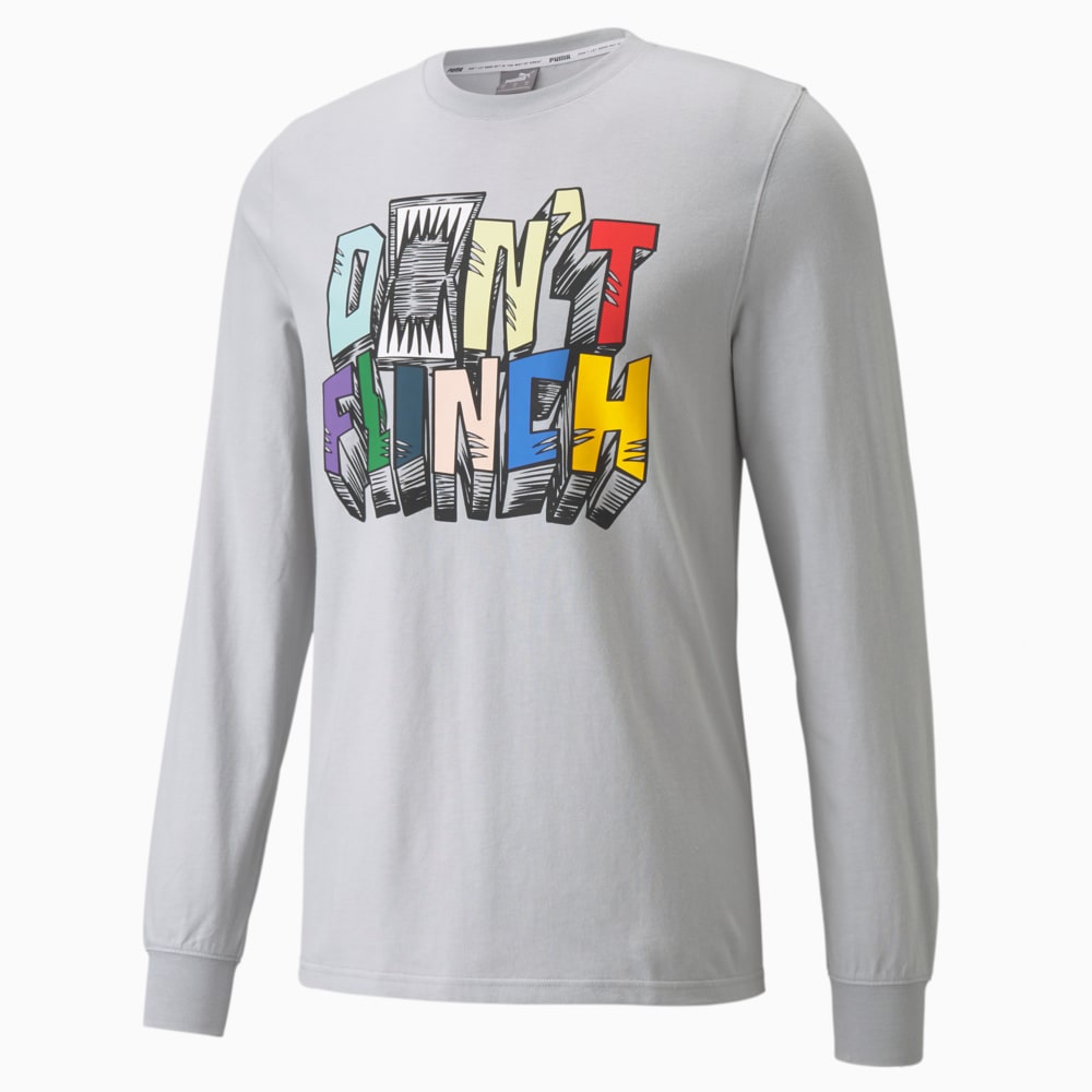 фото Футболка с длинным рукавом scouted long sleeve men's basketball tee puma