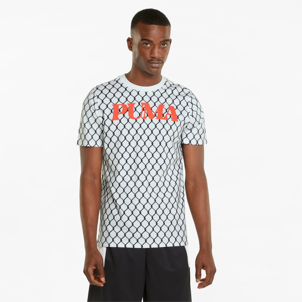 Зображення Puma Футболка Timeout Short Sleeve Men`s Basketball Tee #1: Puma White