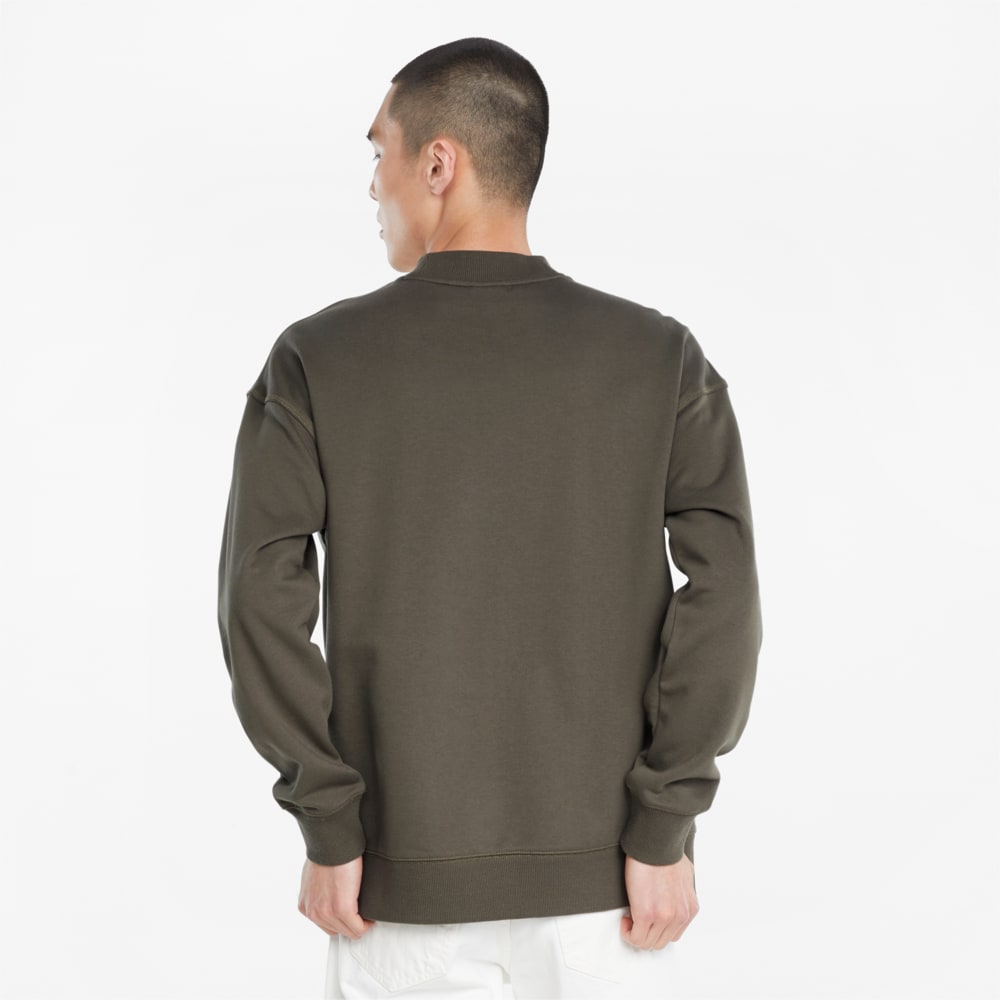 

PUMA - male - Толстовка Classics High Crew Neck Men' Sweater – Grape Leaf –, Зеленый