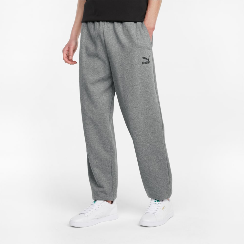 Gray puma sweatpants sale