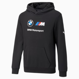 Изображение Puma Детская толстовка BMW M Motorsport Essentials Logo Youth Hoodie
