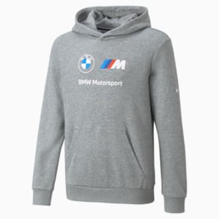Изображение Puma Детская толстовка BMW M Motorsport Essentials Logo Youth Hoodie