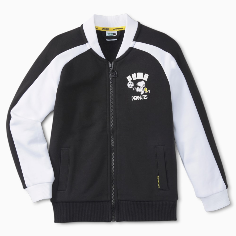 Зображення Puma Дитяча олімпійка PUMA x PEANUTS Kids' Track Jacket #1: Puma Black