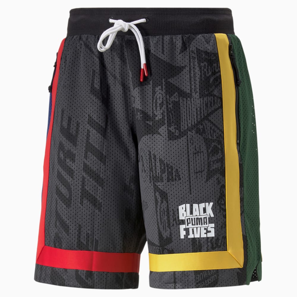 Изображение Puma Шорты PUMA x BLACK FIVES Front Page Men's Basketball Shorts #1