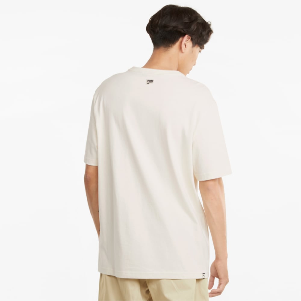 

PUMA - male - Футболка Downtown Logo Men's Tee – Ivory Glow –, Белый