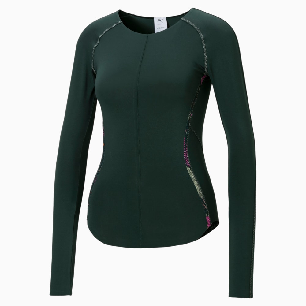 

PUMA - female - Футболка с длинным рукавом PUMA x LIBERTY Printed Women's Base Layer – Green Gables –, Зеленый