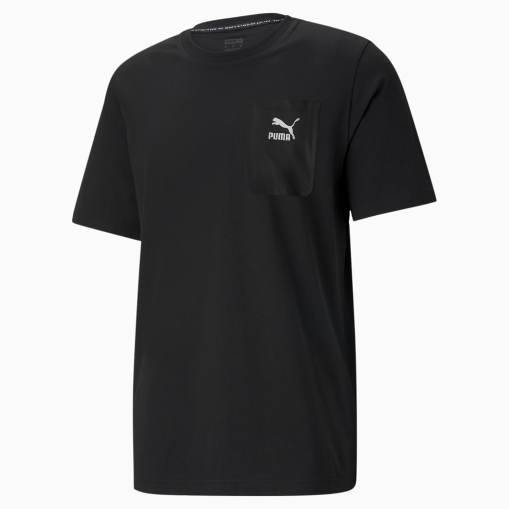 

PUMA - male - Футболка Classics Pocket Men's Tee – Puma Black –, Черный
