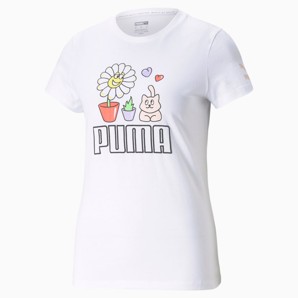 Изображение Puma Футболка Graphic Streetwear Women's Tee #1