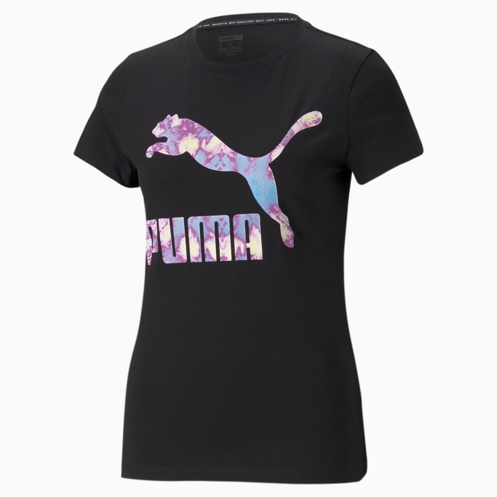 Зображення Puma Футболка Graphic Streetwear Women's Tee #1: Puma Black-Tiedye
