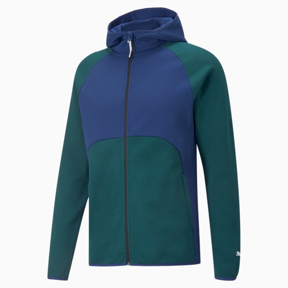 Зображення Puma Толстовка Dime Men's Basketball Jacket #1: Varsity Green-Blazing Blue