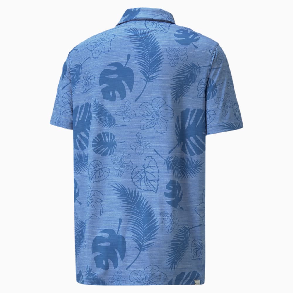 Imagen PUMA Polera polo de golf para hombre CLOUDSPUN Leaves 'n Flowers #2