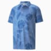 Imagen PUMA Polera polo de golf para hombre CLOUDSPUN Leaves 'n Flowers #1