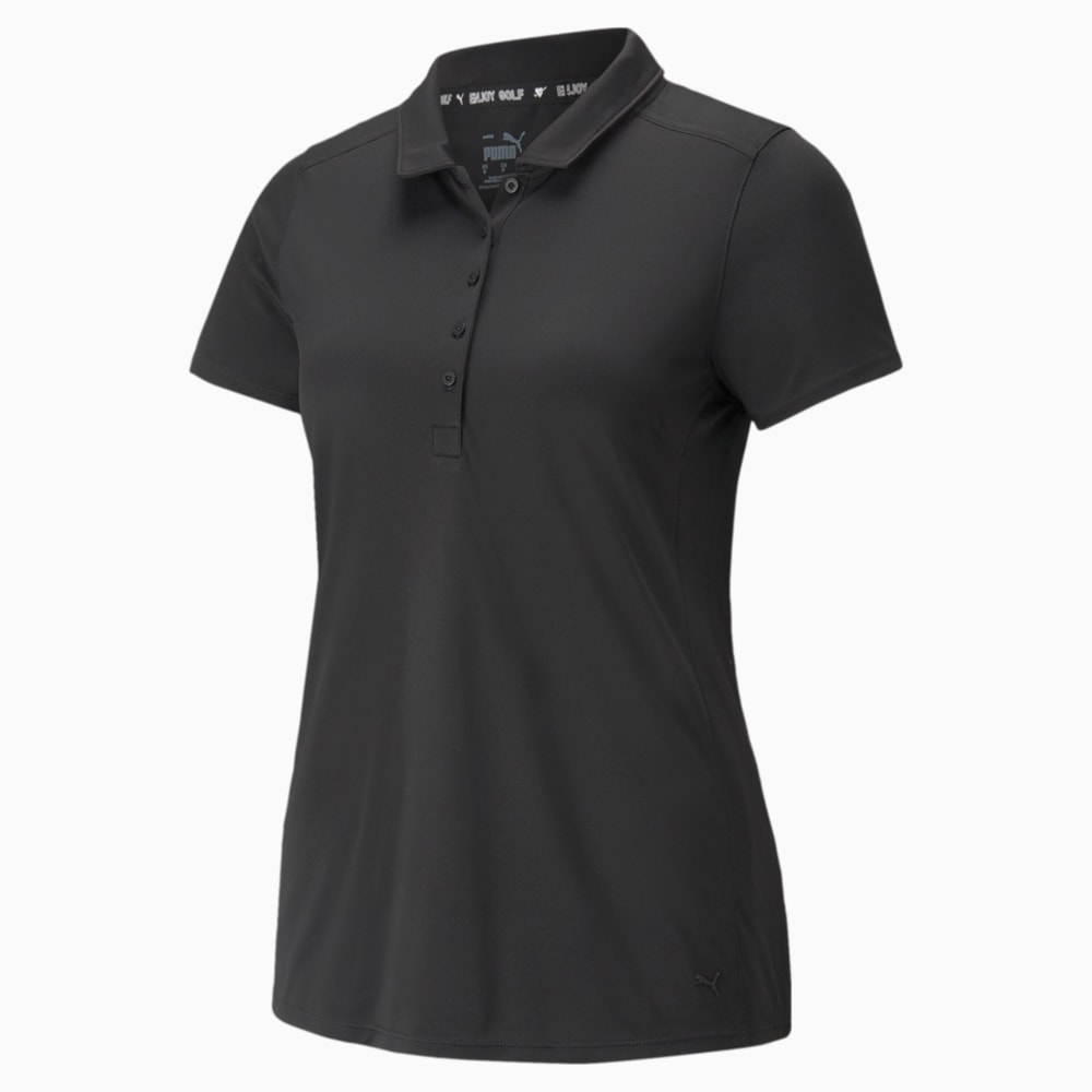 Gamer Women's Golf Polo Shirt | Black | Puma | Sku: 532989_02