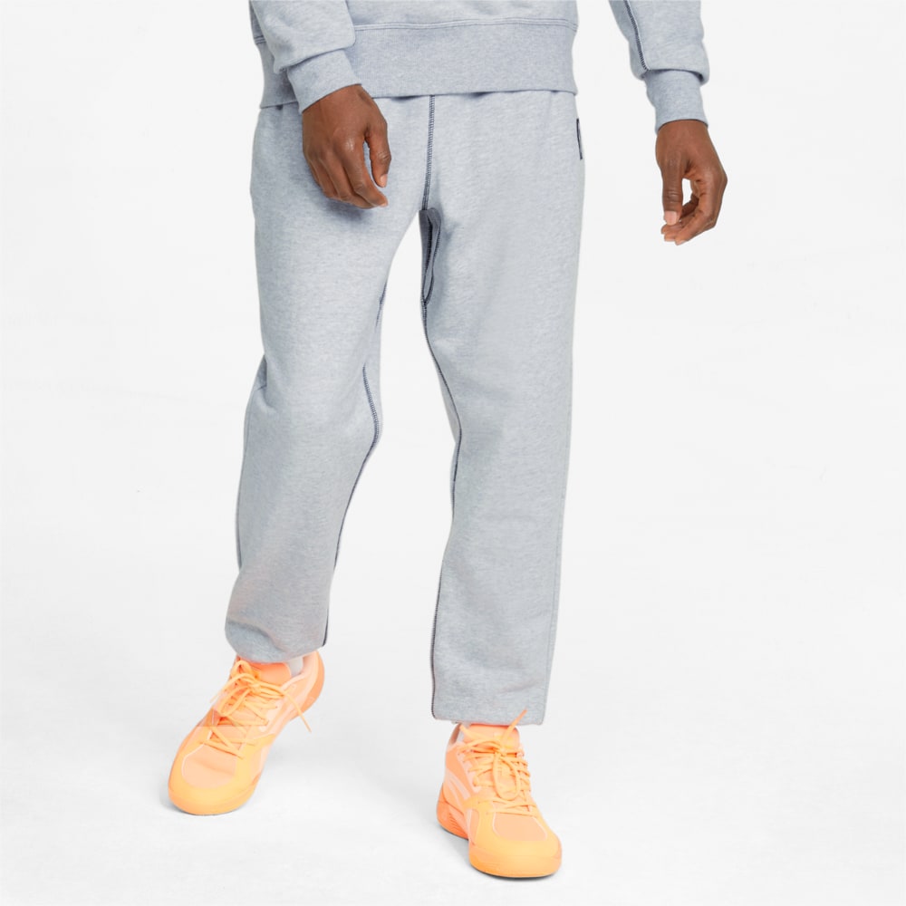 Зображення Puma Штани Pivot EMB Men's Basketball Sweatpants #1: light gray heather