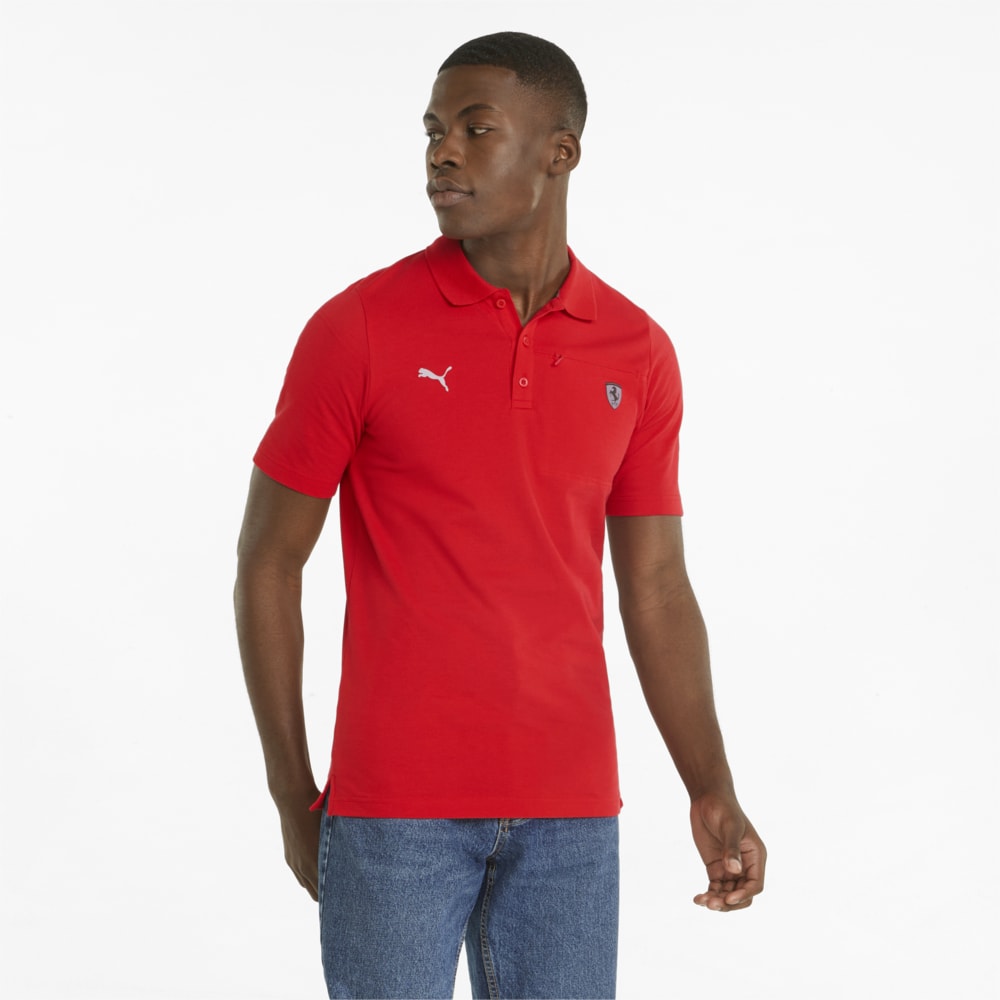 Изображение Puma Поло Scuderia Ferrari Style Men's Polo Shirt #1: rosso corsa