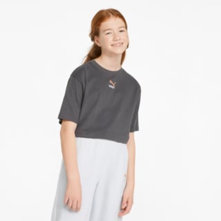 Изображение Puma Детская футболка GRL Cropped Youth Tee