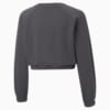 Изображение Puma Детский свитшот GRL Cropped Crew Neck Youth Sweater #6: Asphalt