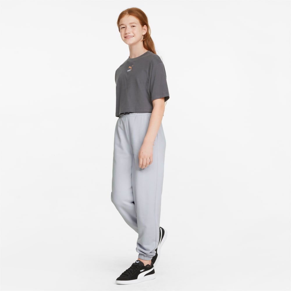 фото Детские штаны grl relaxed fit youth sweatpants puma