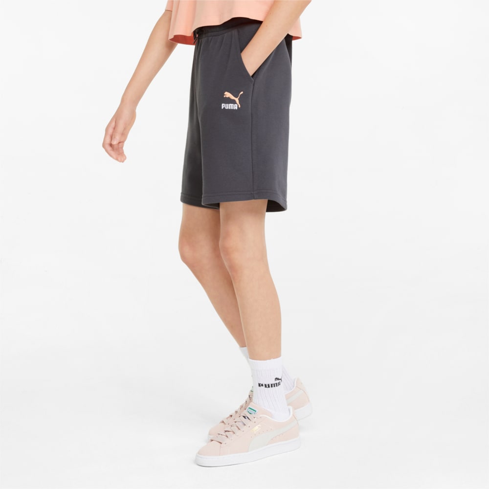 Зображення Puma Дитячі шорти GRL Relaxed Fit Youth Shorts #1: Asphalt
