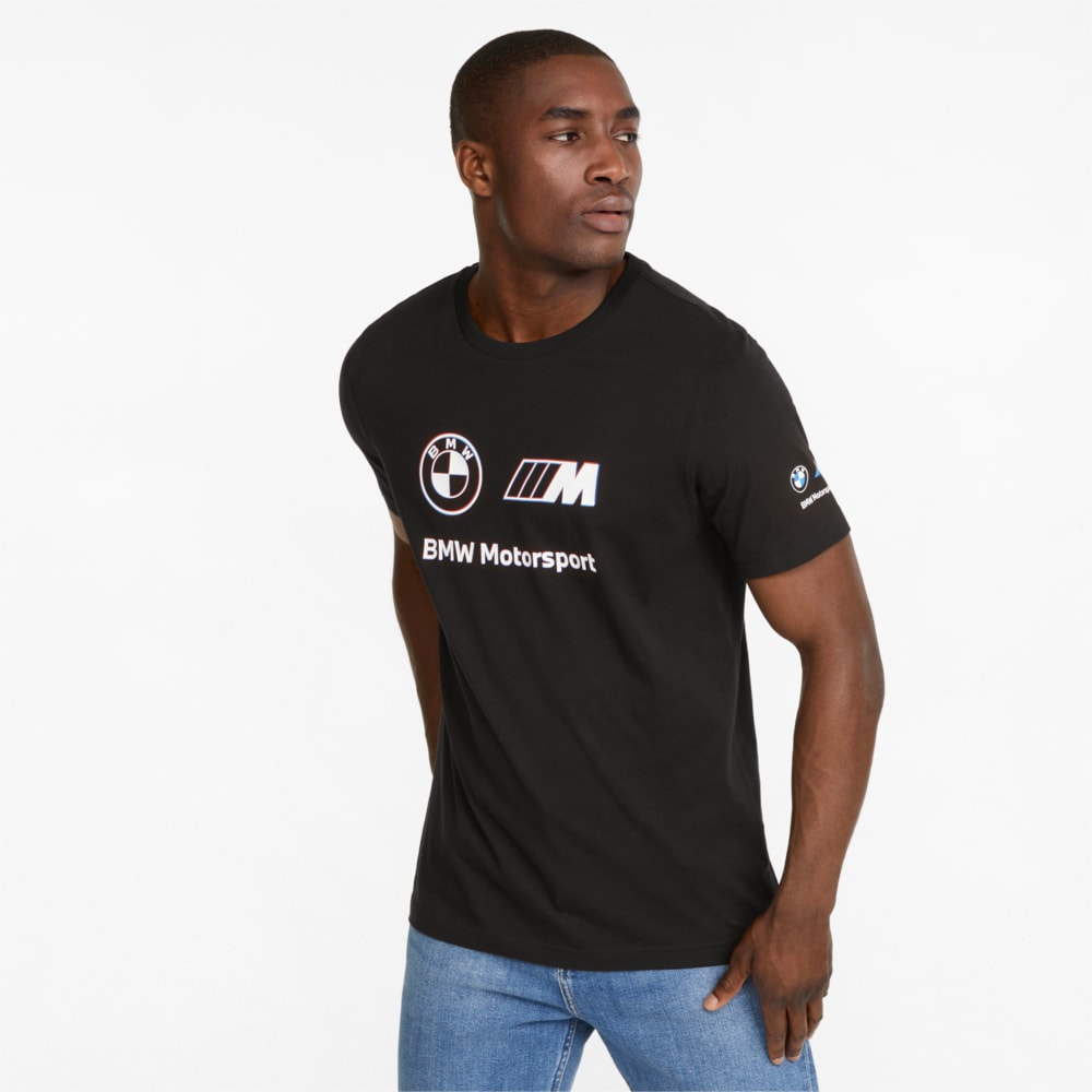 Зображення Puma Футболка BMW M Motorsport Logo Men's Tee #1: Cotton Black