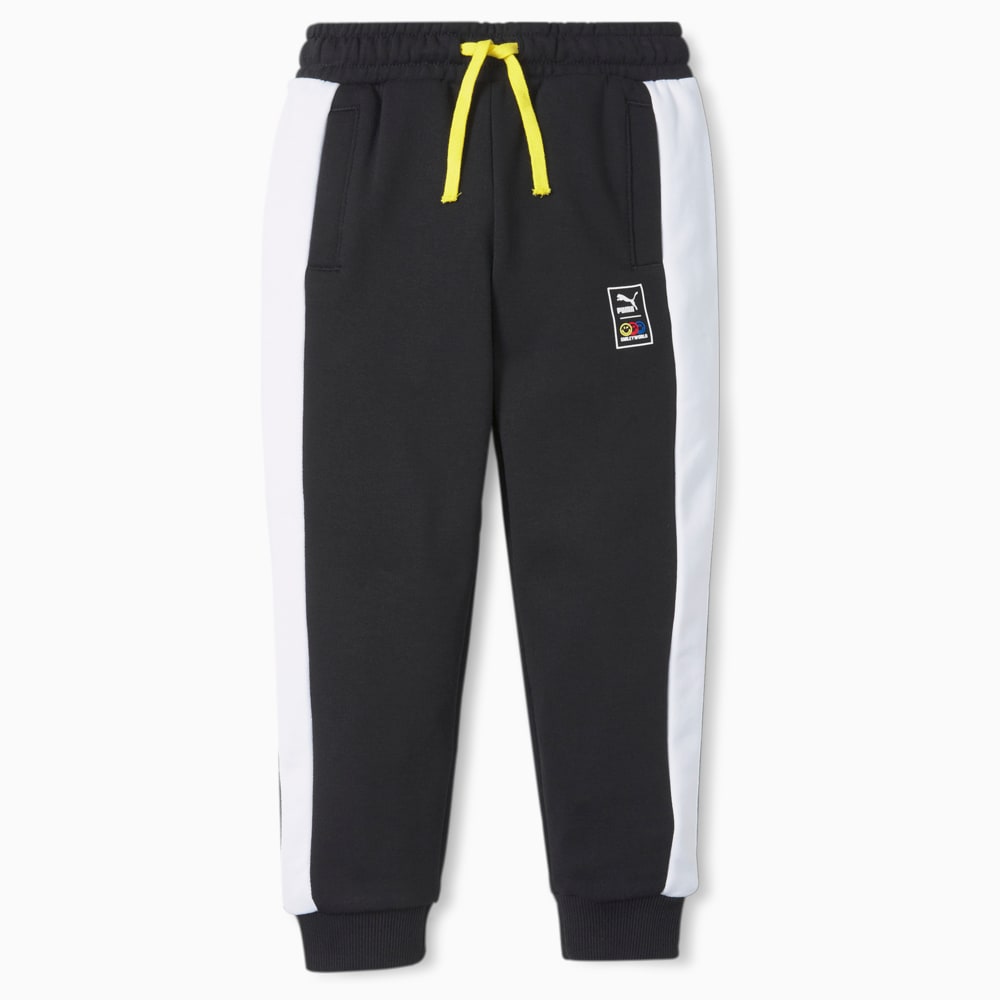

PUMA - Детские штаны PUMA x SMILEYWORLD T7 Kids' Track Pants – Puma Black –, Черный