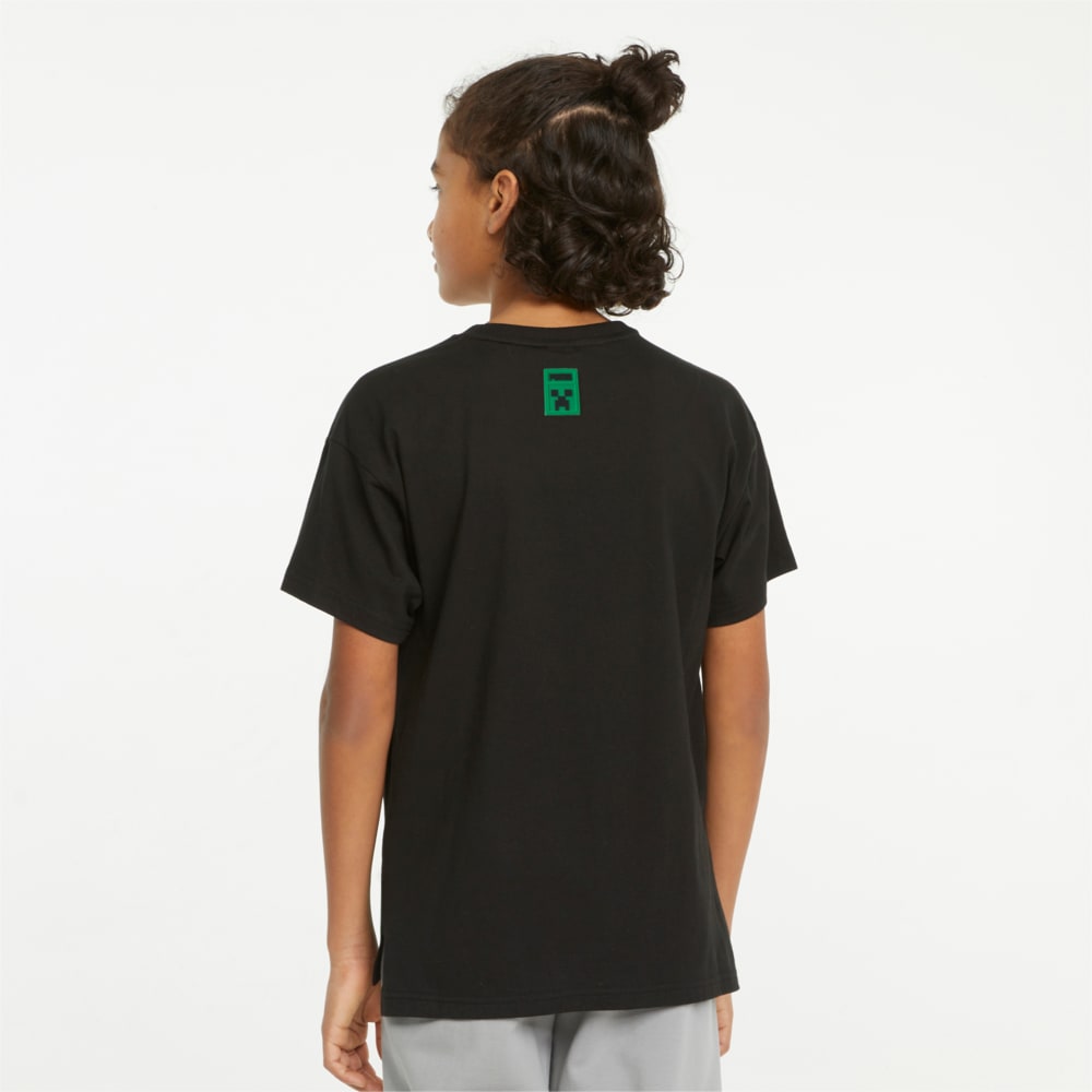 Зображення Puma Дитяча футболка PUMA x MINECRAFT Relaxed Youth Tee #2: Puma Black