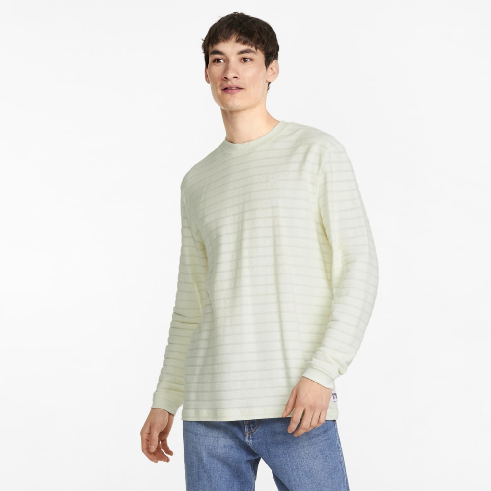 Изображение Puma Лонгслив MMQ Long Sleeve Tee #1: pristine