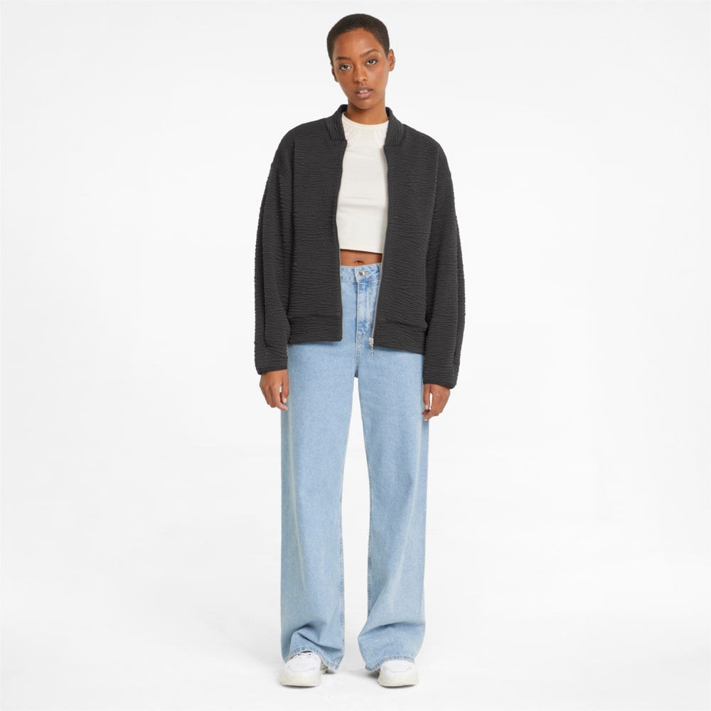 

PUMA - female - Бомбер Snow Tiger Jacquard Women's Bomber Jacket – Puma Black –, Черный