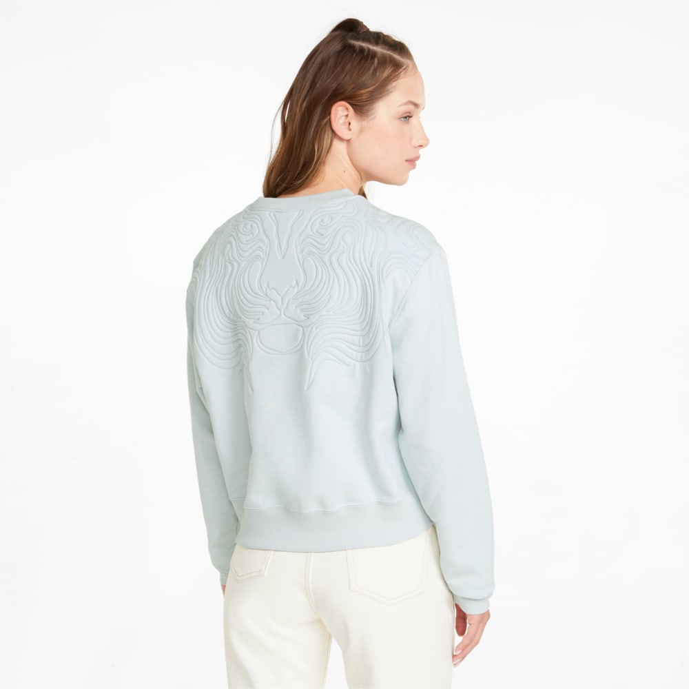 

PUMA - female - Толстовка Snow Tiger Boxy Crew Neck Women' Sweater – Ice Flow –, Синий