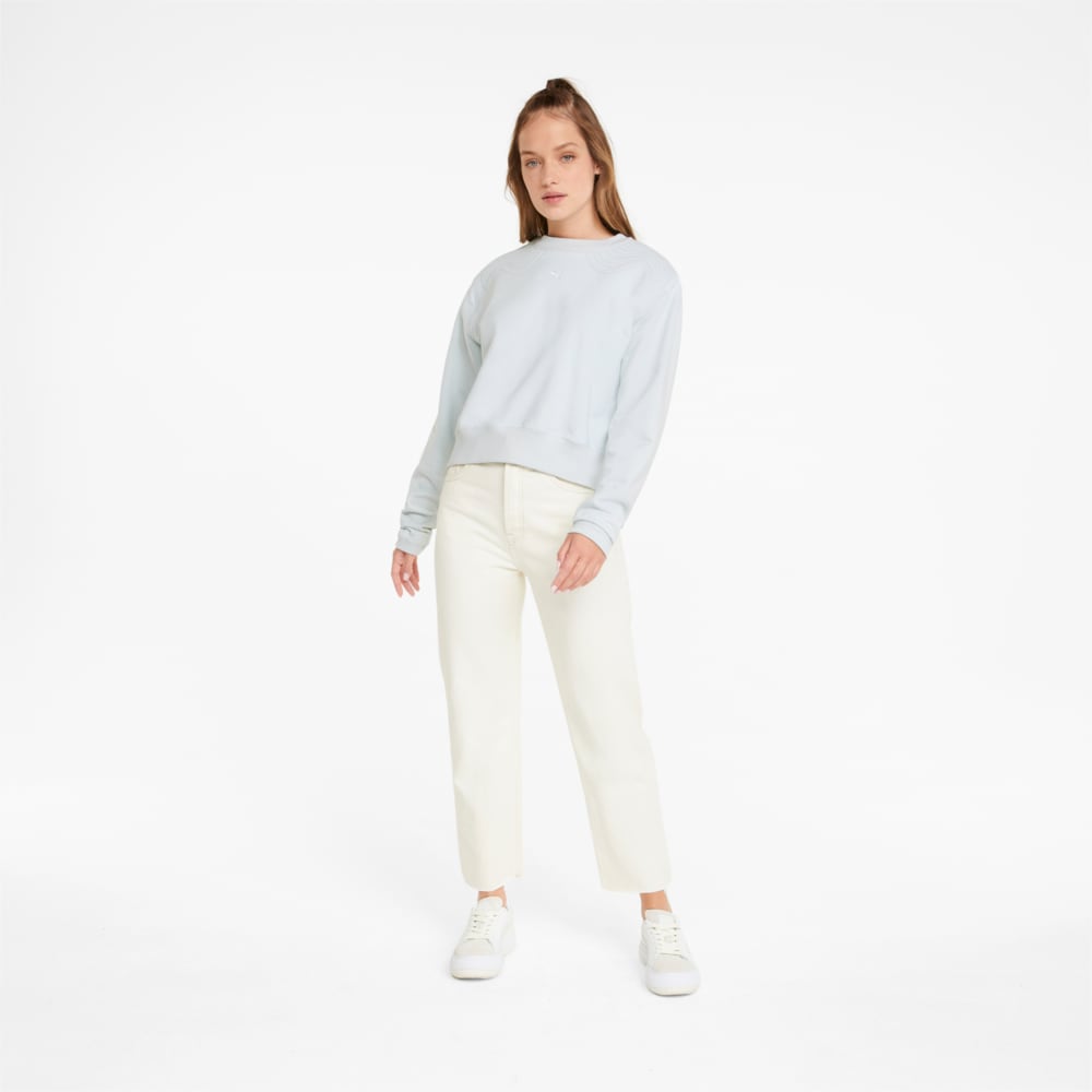 

PUMA - female - Толстовка Snow Tiger Boxy Crew Neck Women's Sweater – Ice Flow –, Синий