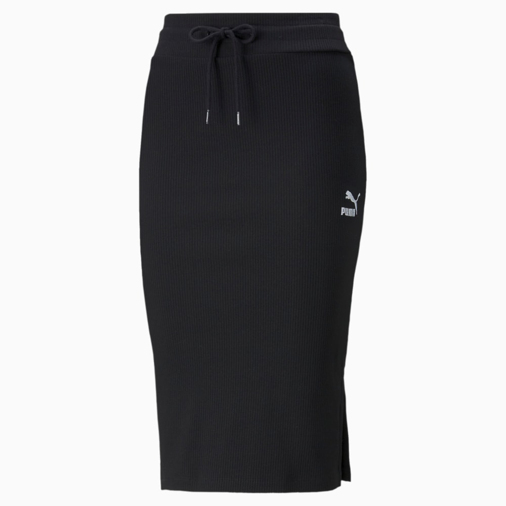 фото Юбка classics ribbed midi women's skirt puma