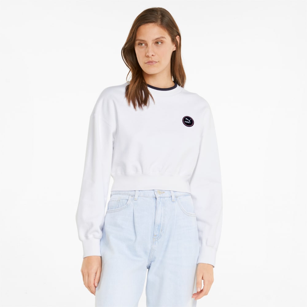 Puma crew neck sweatshirt womens top