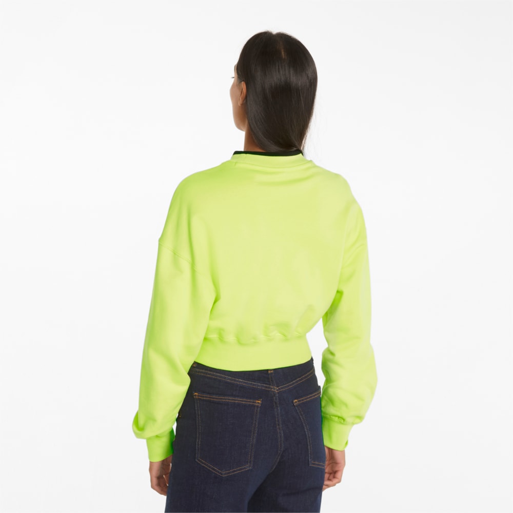 Изображение Puma Свитшот SWxP Crew Neck Women's Sweatshirt #2: Lemon Sherbert