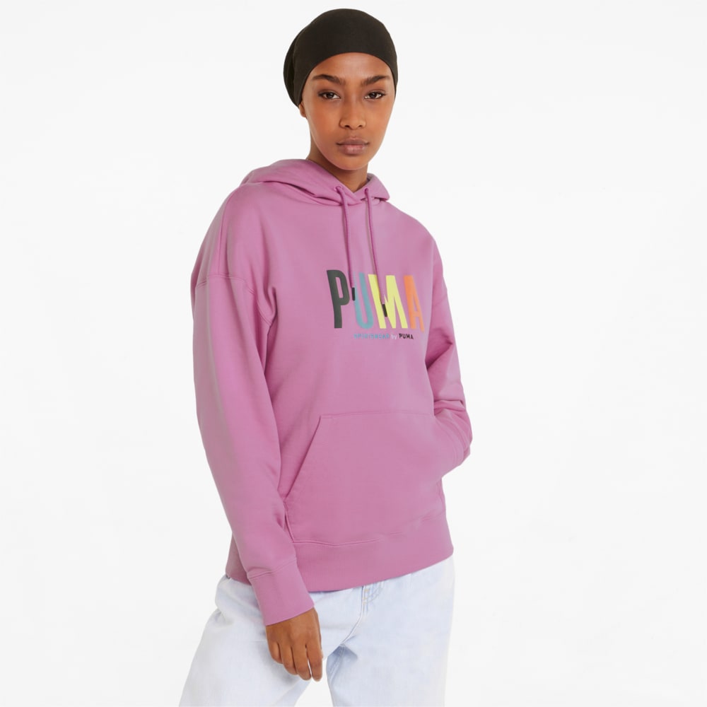 Зображення Puma Толстовка SWxP Graphic Women's Hoodie #1: Opera Mauve