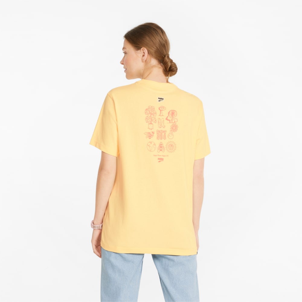 Изображение Puma Футболка Downtown Relaxed Graphic Women's Tee #2