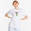 Изображение Puma Футболка Downtown Relaxed Graphic Women's Tee #1: Puma White-Butterfly