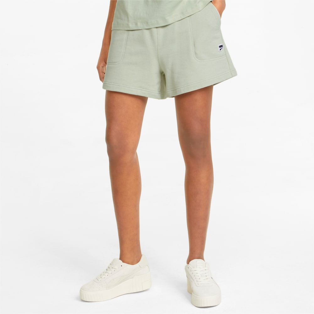 Изображение Puma Шорты Downtown High Waist Women's Shorts #1: Spring Moss