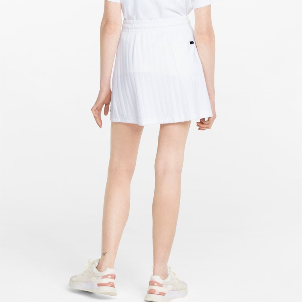 Изображение Puma Юбка Downtown Towelling Women’s Skirt #2: Puma White